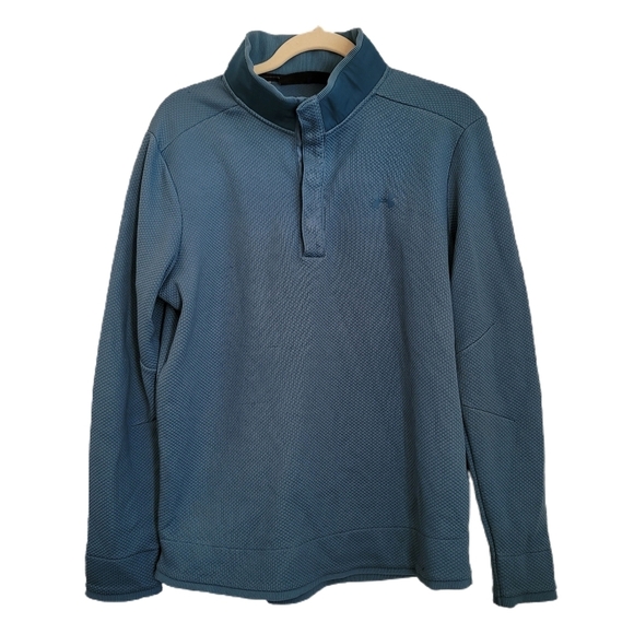 Under Armour Other - Under Armour Golf Henley Pullover XL Blue Loose Long Sleeve